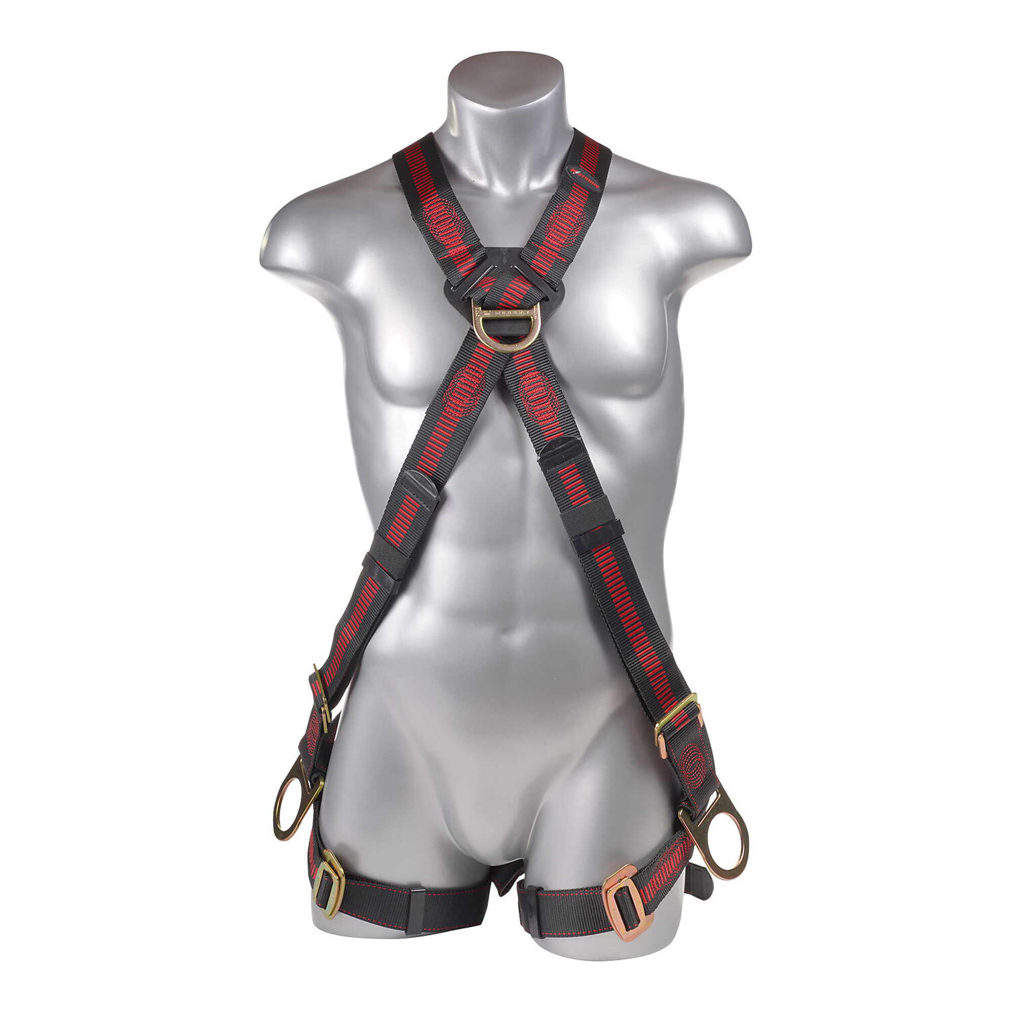 KStrong Kapture Elite Crossover Design 5-Point Full Body Harness — L-XL, Dorsal, Front, and Side D-Rings, Model# UFH10251P-L-XL